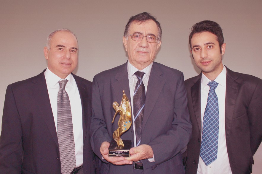 From left to right: Mr. Vakis Ioakim (Quality Manager), Mr. Andreas Charalambous (Operations Manager), and Mr. Antonis Panayiotou (Quality Controller)